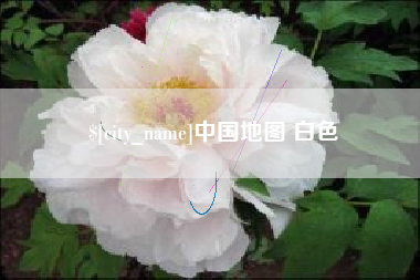 广元中国地图 白色