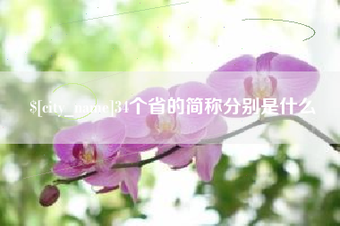 广元34个省的简称分别是什么