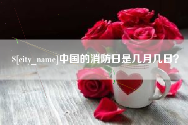 广元中国的消防日是几月几日？