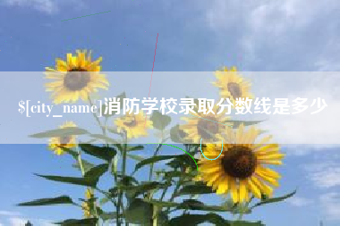 广元消防学校录取分数线是多少