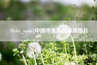 广元中国夺金海报高清图片