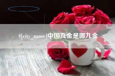 广元中国九金是哪九金