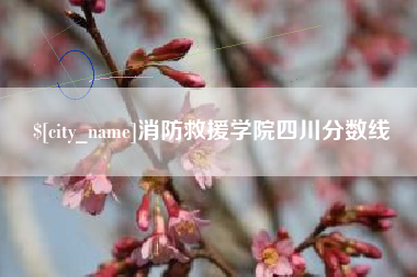广元消防救援学院四川分数线