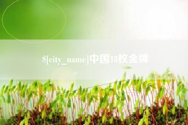 广元中国18枚金牌