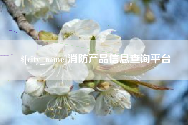 广元消防产品信息查询平台