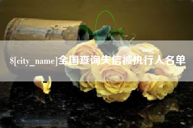 广元全国查询失信被执行人名单