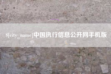 广元中国执行信息公开网手机版