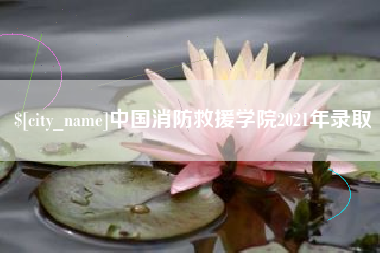 广元中国消防救援学院2021年录取