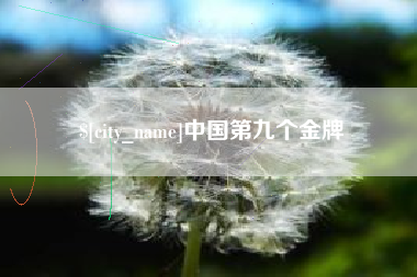 广元中国第九个金牌