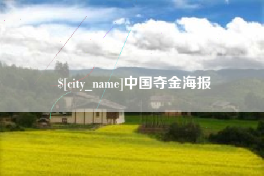 广元中国夺金海报
