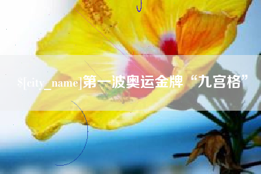广元第一波奥运金牌“九宫格”