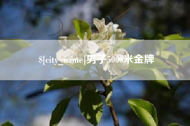 广元男子5000米金牌