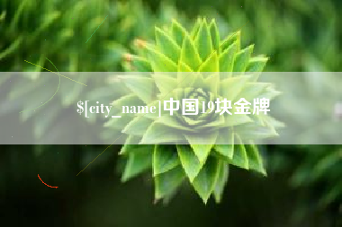 广元中国19块金牌