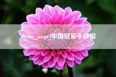 广元中国冠军手抄报