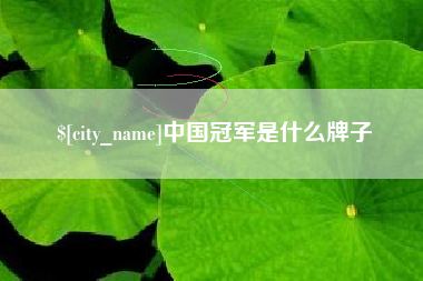 广元中国冠军是什么牌子