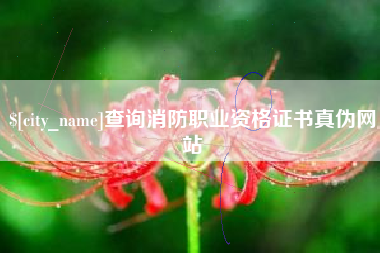 广元查询消防职业资格证书真伪网站
