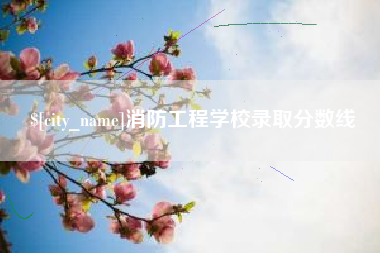 广元消防工程学校录取分数线
